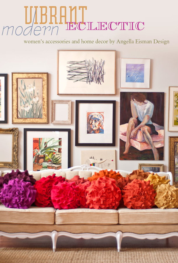 Gallery wall of artwork