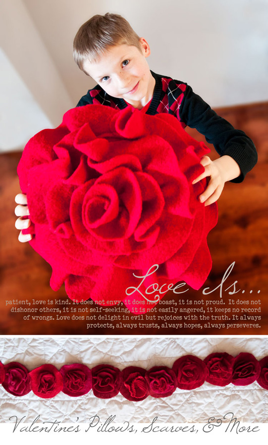 Red Rose Pillows