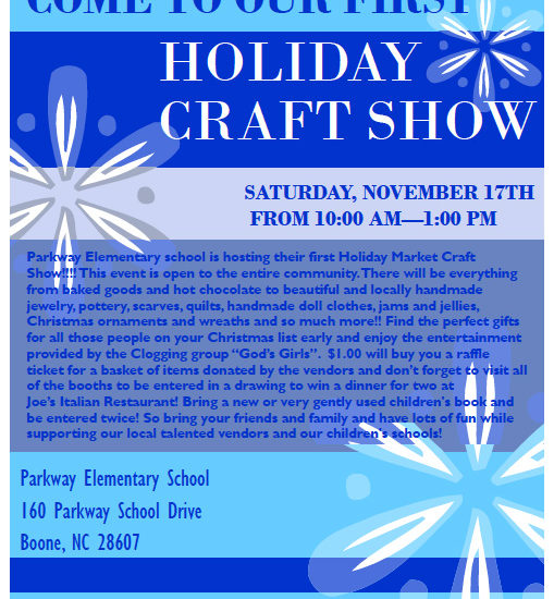 Featured: Parkway Holiday Craft Show