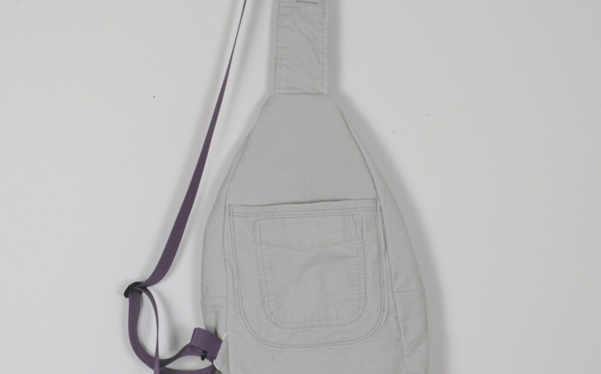 Textured Slingbag with Adjustable Strap